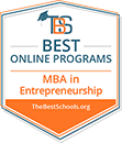 Regent University Ranked #15 in the Top 20 Best Online MBA in Entrepreneurship Programs | TheBestSchools.org, 2019.
